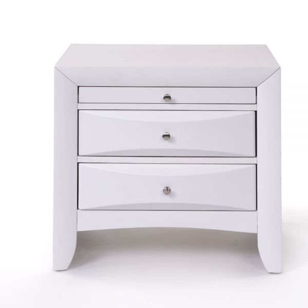 Acme Furniture - Ireland 3 Piece Eastern King Bedroom Set in White - 21696EK-3SET - GreatFurnitureDeal