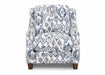 Franklin Furniture - Landry Accent Chair with Ottoman in Indigo - 2175-3021-44 - GreatFurnitureDeal