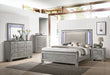 Acme Furniture - Antares 5 Piece Eastern King Bedroom Set in Light Gray - 21817EK-5SET - GreatFurnitureDeal