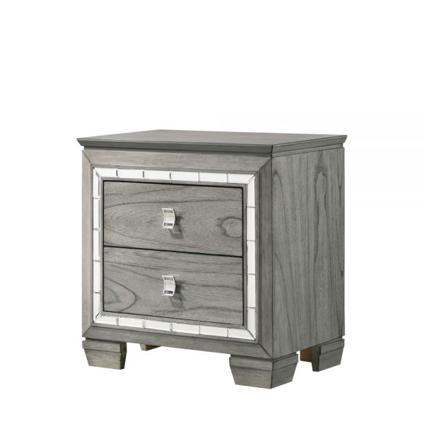 Acme Furniture - Antares 3 Piece Queen Bedroom Set in Light Gray Oak - 21820Q-3SET