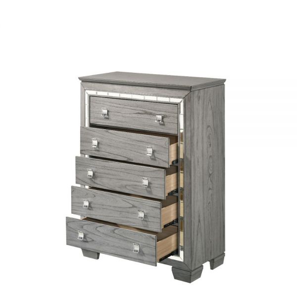 Acme Furniture - Antares Chest in Light Gray - 21826