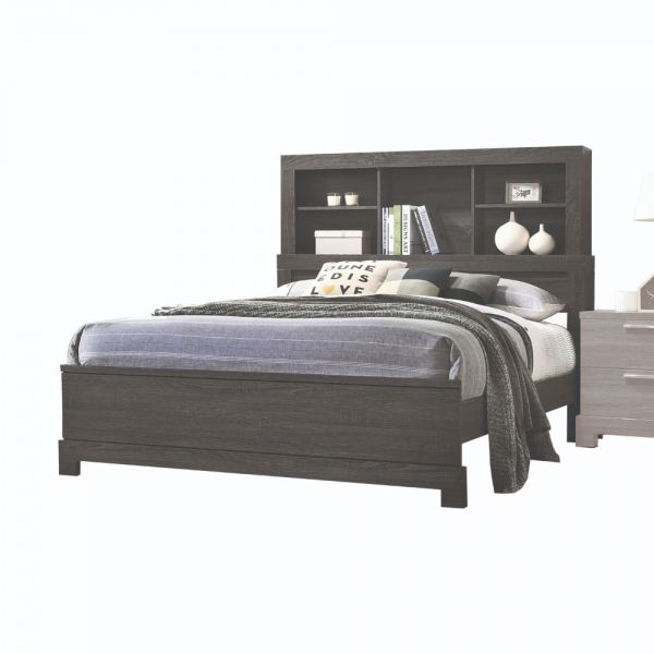 Acme Furniture - Lantha Gray Oak 5 Piece Queen Bedroom Set - 22030Q-5SET - GreatFurnitureDeal