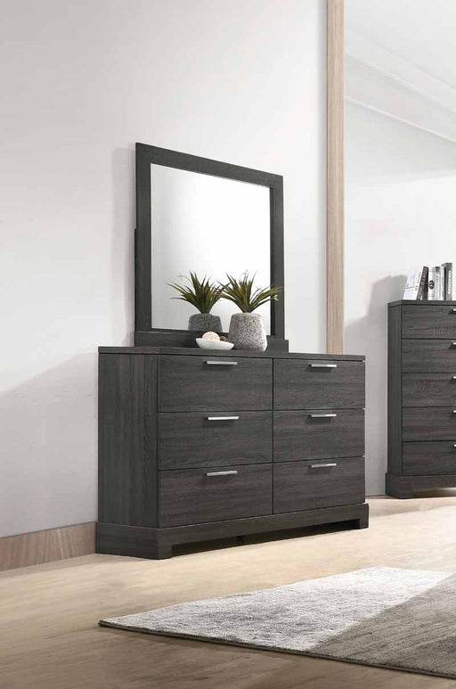 Acme Furniture - Lantha Gray Oak Dresser with Mirror - 22035