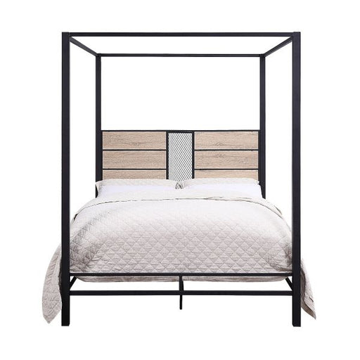 Acme Furniture - Baara Natural & Sandy Gray 3 Piece Twin Bedroom Set - 22050T-3SET - GreatFurnitureDeal