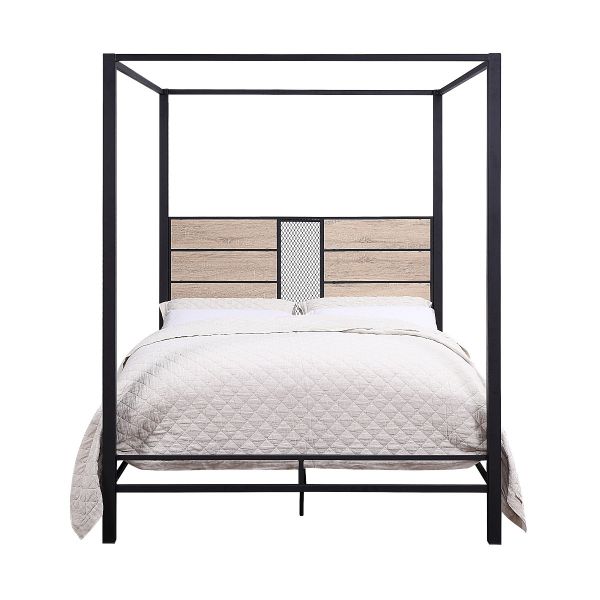 Acme Furniture - Baara Natural & Sandy Gray 3 Piece Twin Bedroom Set - 22050T-3SET - GreatFurnitureDeal