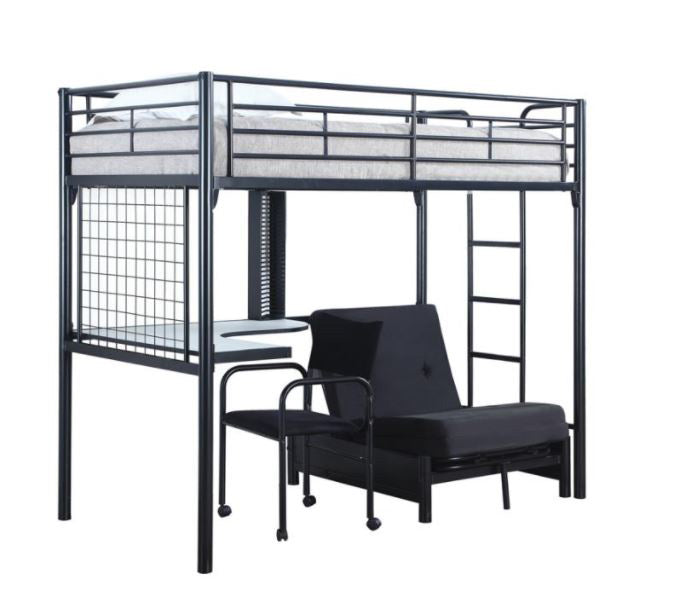 Coaster Furniture - Twin Futon Workstation Loft Bed - 2209