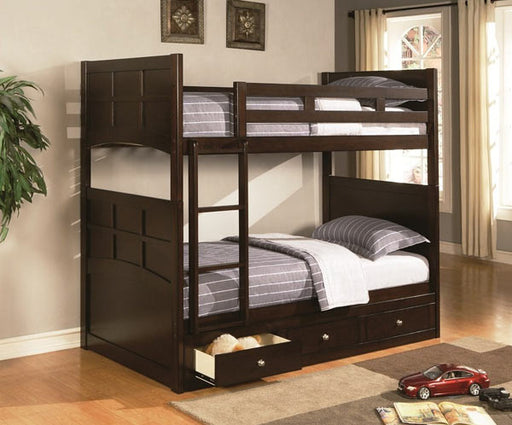 Coaster Furniture - Jasper Youth Twin Over Twin Bunk Bed - 460136