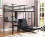 Coaster Furniture - Twin Futon Workstation Loft Bed - 2209