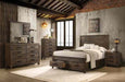 Coaster Furniture - Woodmont 5 Piece Queen Platform Bedroom Set in Rustic Golden Brown - 222631Q-S5 - GreatFurnitureDeal