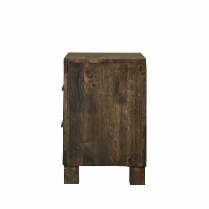 Coaster Furniture - Woodmont 2 Drawer Nightstand in Rustic Golden Brown - 222632