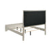 Coaster Furniture - Salford Eastern King Panel Bed in Metallic Sterling and Charcoal Grey- 222721KE - GreatFurnitureDeal