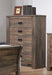 Coaster Furniture - Frederick 5-Drawer Chest Weathered Oak - 222965 - GreatFurnitureDeal