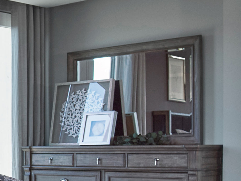 Coaster Furniture - Alderwood Rectangle Dresser With Mirror French Grey - 223124