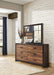 Coaster Furniture - Dewcrest 6-Drawer Dresser Caramel And Licorice - 223453 - GreatFurnitureDeal
