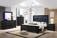Coaster Furniture - Penelope 5 Piece Eastern King Bedroom Set in Black - 223571KE-S5 - GreatFurnitureDeal