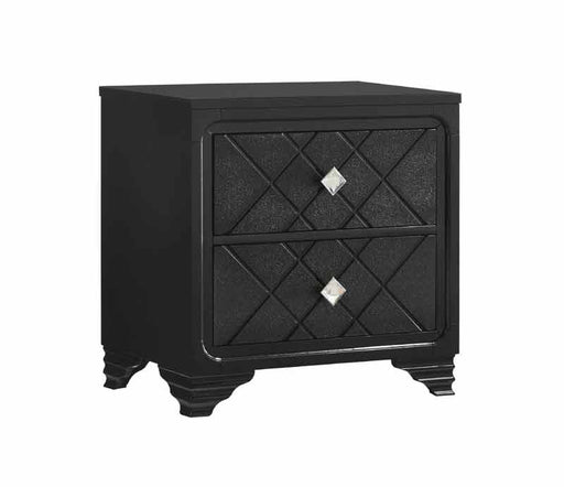 Coaster Furniture - Penelope 2 Drawer Nightstand in Black - 223572 - GreatFurnitureDeal