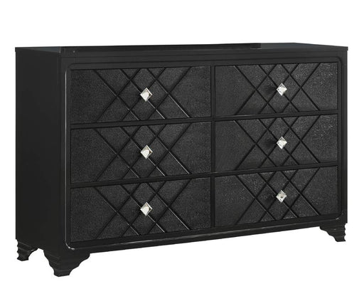 Coaster Furniture - Penelope 6 Drawer Dresser in Black - 223573 - GreatFurnitureDeal