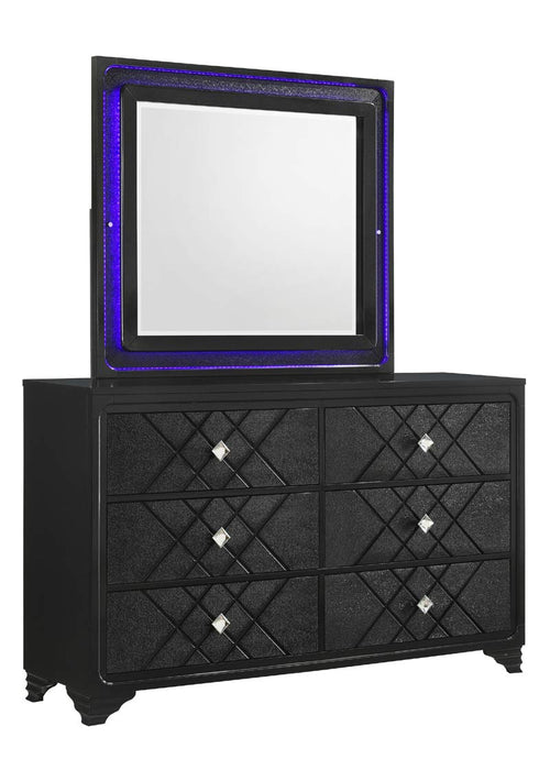 Coaster Furniture - Penelope 6 Drawer Dresser in Black - 223573 - GreatFurnitureDeal