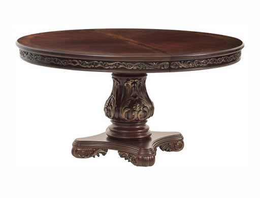 Homelegance - Deryn Park Round / Oval Pedestal Dining Table - 2243-76