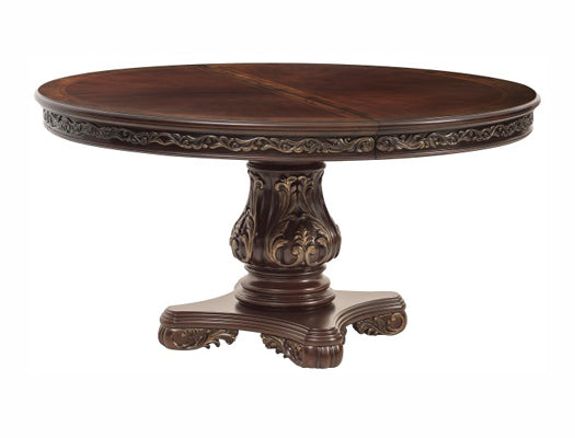 Homelegance - Deryn Park Round - Oval Pedestal Dining Table - 2243-76 - GreatFurnitureDeal