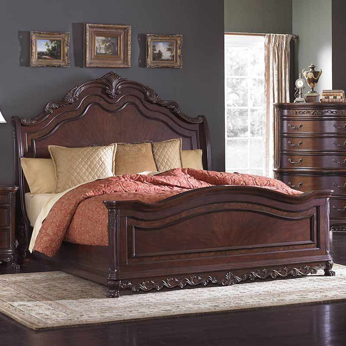 Homelegance - Deryn Park Queen Sleigh Bed - 2243SL-1 - GreatFurnitureDeal