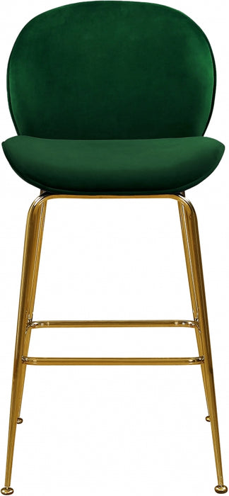 Meridian Furniture - Paris Counter Stool in Green (Set of 2) - 787Green-C - GreatFurnitureDeal