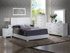 Acme Furniture - Lorimar 5 Piece Bedroom Eastern King Bed Set in White - 22627EK-5SET