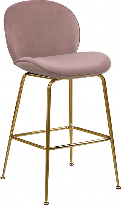 Meridian Furniture - Paris Counter Stool in Pink (Set of 2) - 787Pink-C