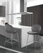 Meridian Furniture - Paris Counter Stool Set Of 2 in Grey - 788Grey-C - GreatFurnitureDeal