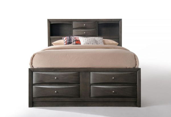 Acme Furniture - Ireland 3 Piece Eastern King Bedroom Set in Gray Oak - 22696EK-3SET - GreatFurnitureDeal