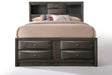 Acme Furniture - Ireland King Bed in Grey Oak - 22696EK - GreatFurnitureDeal