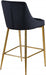 Meridian Furniture - Karina Counter Stool Set of 2 in Black - 789Black-C - GreatFurnitureDeal