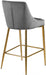 Meridian Furniture - Karina Counter Stool Set of 2 in Grey - 789Grey-C - GreatFurnitureDeal