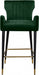 Meridian Furniture - Luxe Velvet Counter Stool Set of 2 in Green - 792Green-C - GreatFurnitureDeal