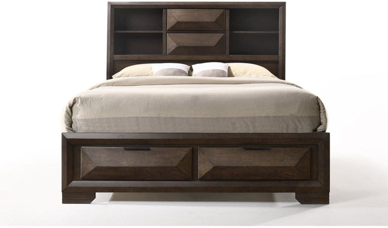 Acme Furniture - Merveille Eastern King Bed in Espresso - 22867EK - GreatFurnitureDeal