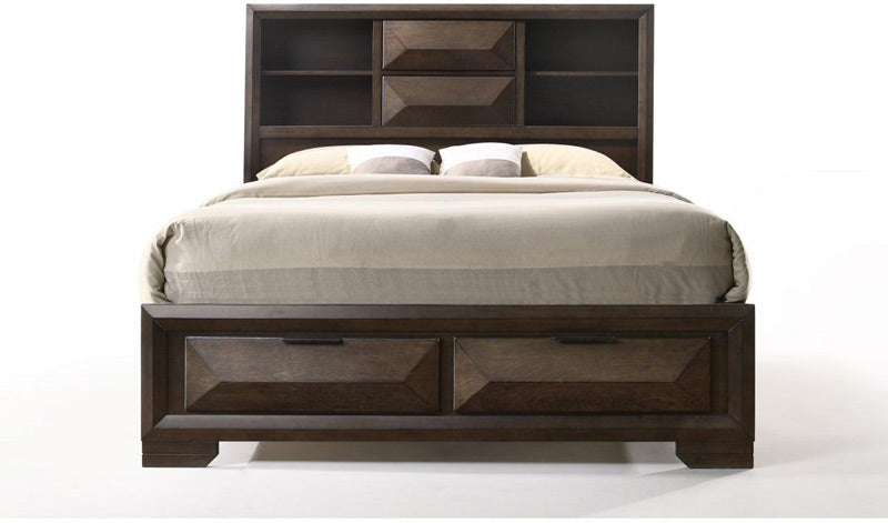 Acme Furniture - Merveille Queen Bed in Espresso - 22870Q - GreatFurnitureDeal