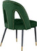 Meridian Furniture - Akoya Velvet Dining Chair Set of 2 in Green - 794Green-C - GreatFurnitureDeal