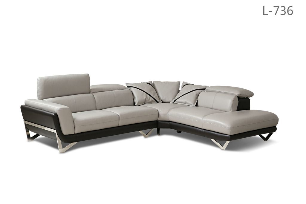 ESF Furniture - 736 Sectional Sofa - 736SECTIONAL