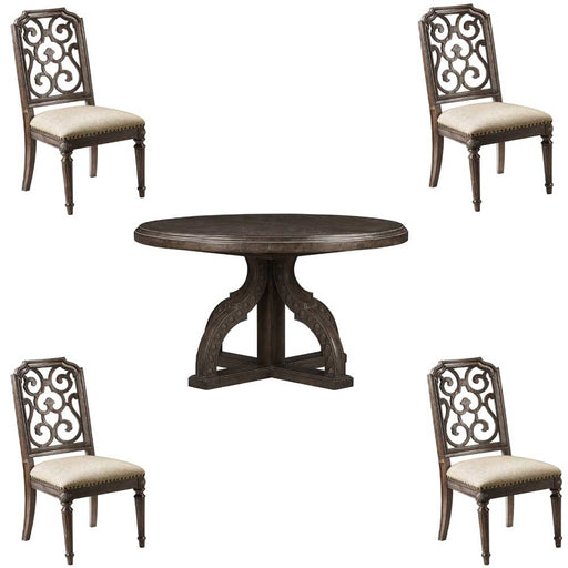 ART Furniture - Vintage Salvage 5 Piece Round Dining Table Set - 231224-204-2812-5SET - GreatFurnitureDeal