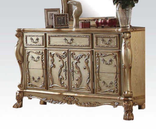 Acme Furniture - Dresden Wood Dresser in Gold Patina - 23165D - GreatFurnitureDeal