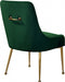 Meridian Furniture - Owen Velvet Dining Chair Set of 2 in Green - 744Green - GreatFurnitureDeal