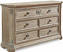 ART Furniture - Arch Salvage Grayson Dresser - Parch - 233130-2802 - GreatFurnitureDeal