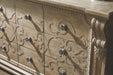 ART Furniture - Arch Salvage Wren Dresser and Searles Mirror - Parch - 233131-2802-233120-2802 - GreatFurnitureDeal