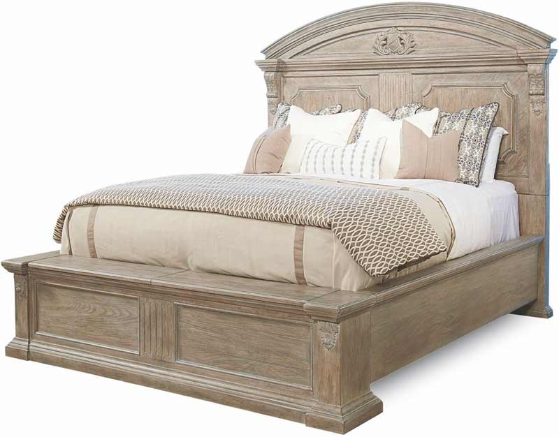 ART Furniture - Arch Salvage Parchment Chambers 3 Piece California King Panel Bedroom Set - 233157-2802-3SET - GreatFurnitureDeal