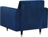 Meridian Furniture - Lola 3 Piece Living Room Set in Navy - 619Navy-S-3SET - GreatFurnitureDeal