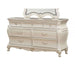 Acme Furniture - Chantelle 6 Piece Eastern King Bedroom Set in Rose Gold & Pearl White - 23537EK-6SET - GreatFurnitureDeal