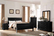 Acme Furniture - Louis Philippe Black 5 Piece Twin Bedroom Set - 23740T-5SET - GreatFurnitureDeal