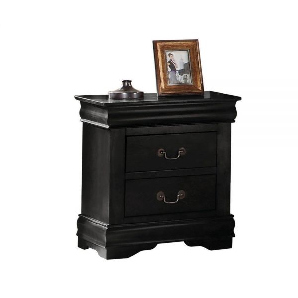 Acme Furniture - Louis Philippe Black 6 Piece Eastern King Bedroom Set - 23727EK-6SET - GreatFurnitureDeal