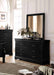 Acme Furniture - Louis Philippe Black Dresser with Mirror - 23735-34 - GreatFurnitureDeal