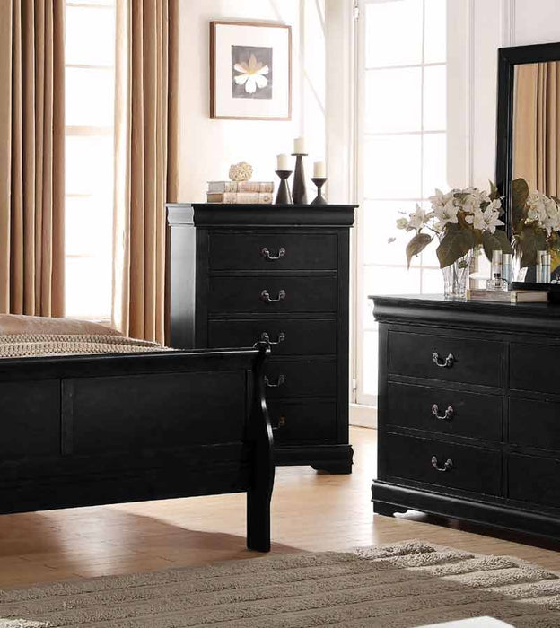 Acme Furniture - Louis Philippe Black Chest - 23736 - GreatFurnitureDeal